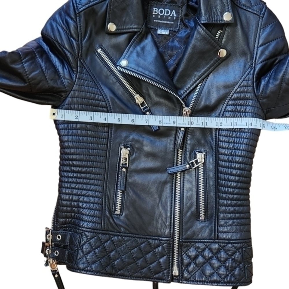 BODA SKINS KAY MICHAELS LEATHER JACKET 2 - Picture 12 of 16